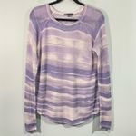 Vince Women's Purple & White Cashmere Wool Blend Long Sleeve Top Size XS Photo 0