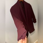 EXPRESS Burgundy Oversized Blazer Photo 6