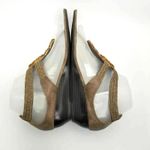 MIA  Womens Rosy Low Wedge Thong Gold Beaded Jeweled Sandal Size 9.5 Photo 6