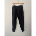 Marine layer  Women's Black Hazel Drapey Jogger Sweatpants Linen Blend Size Small Photo 8