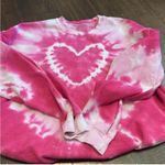 Urban Outfitters  Pink and White Heart Sweater Photo 0