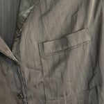 Nuuds Brown Striped Satin Pajama Set Size M Photo 2