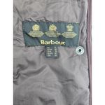 Barbour  Quilted Vest Brown Fleece Lined Snap Button Pockets Women Size 10 Photo 4