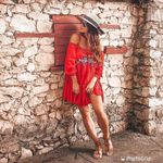 Free People Sunbeams Mini Dress Off the Shoulder Smocked Embroidered Red XS New Photo 8