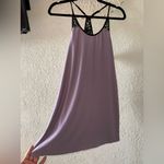 Gilligan & O'Malley Lavender Chemise with Black Lace Trim Purple Size M Photo 1