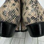 Seychelles  ankle boots Chelsea snakeskin print low heel size 6 Photo 5