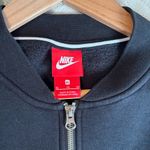 Nike NSW Rally Jacket Varsity Air Cropped Black Sz XL Athleisure Athlete Gym Photo 9