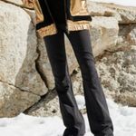 Free People New Off Piste Flare Pants black High Rise Size X-Small Photo 0