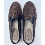 Time and Tru Women's Animal‎ Print Twin Gore Mules Faux Fur Insides Size 10 Brown Photo 6