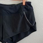 Lululemon Run Speed Short Black Gray Ruffle 6 Photo 2