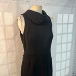 Inc international concept black sleeveless cowl neck sheath dress size 8 Photo 1