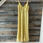 Hutch  Mikayla Yellow Sequin Midi Dress Size 4 NWT Photo 4