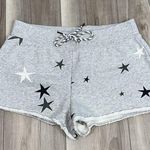 Pam & Gela  star print fleece lined sweat shorts size medium Photo 0