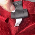 Eileen Fisher  RED Crushed 100% Silk Old Money Classic Designer Blazer Jacket Med Photo 13