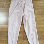 J.Crew NWT Pull On Pants SZ 8 Petal Pink Tie Waist Feminine Career Work Ankle Photo 1