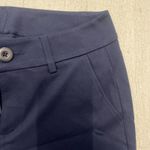 CAbi  Women's Flared Work Pants Navy Blue Size 6 Career‎ Office Trousers Stretch Photo 4