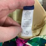 Swimsuits For All Green&Purple Tropical Halter Tie One Piece Swimsuit Sz.16 Green Photo 13