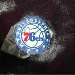 Nba  Philadelphia 76ers Basketball Faux Fur Cinch Top Bag Photo 9