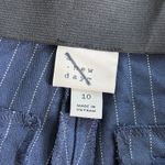 A New Day Woman’s Navy Pinstriped Pants 10 R Stretch High Rise Skinny Ankle Photo 7