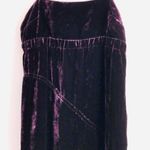 Nordstrom Lewit Velvet Slip Dress 8 NWT Silk Ruched Side Tie Empire Waist Photo 5