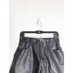 Abercrombie & Fitch  Black Pleather Shorts Size 2 Curve Love High Rise Photo 3