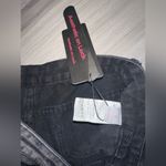 Romwe NWT Black Distressed Grunge Women’s Punk Buckle Cargo Wide Leg Y2K Pants Photo 2