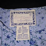 April Cornell Trading Womens Blue Floral Sleeveless Maxi Dress Small Photo 3