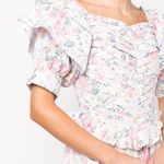 💕LAURA ASHLEY x BATSHEVA💕 Eden Dress ~ Quartet Cream Floral Print 2 NWO Pink Photo 9