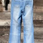 Size S//Vintage Y2K Embroidered Low Rise Flare Jeans Blue Photo 1