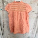 Faherty  Honokaia Smocked 100% Linen Blouse Photo 4