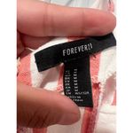 Forever 21 Womens Striped Cotton Linen Front Tie Jumpsuit Medium Red White Resortwear Photo 6