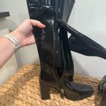 Princess Polly  Black Knee-High Boots Photo 4