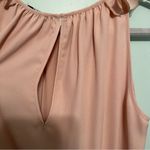 Scoop NYC Dress Pink Frilly Ruffle Front Sleeveless Dress Sz L EUC Size L Photo 7