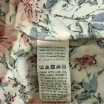 Sason White Floral Cap Short Sleeve Ruffle A Photo 6