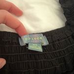 Good Luck Gem  Coral and Black Smocked Tank Tops Photo 3