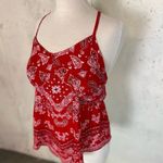 #139 NO BOUNDARIES Bandana Tank Top Red Size 2X Photo 5