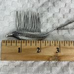 Silver Leaf Hair Pin Comb with Chain Set‎ Photo 3