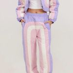 NWOT Poppin puffer cropped Jacket & Down Pants L Purple Size undefined Photo 0