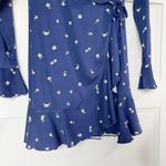 Urban Outfitters Navy Blue Floral Wrap Dress Photo 8