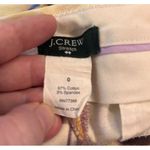 J Crew Factory Size 0 Cotton Blend 3" Chino Shorts Style 37569 Multicolor Preppy Yellow Photo 5