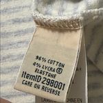 L.L.Bean  women’s plus size 1X striped pullover long sleeve tee grey and ivory Photo 3