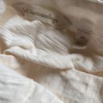 Soft Surroundings  Mixed Unique Button Cardigan Blouse | Cream | Cotton Photo 4