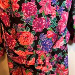 ZARA  | BLOGGER‎ FAVE Floral Print Belted Puff Sleeve Square Neck Mini Dress Photo 4