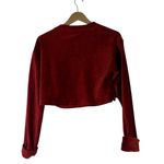 Altar'd State NWT Altar’d State Ribbed Cropped Top Womens S Rust Cozy Casual Long Sleeve Photo 4