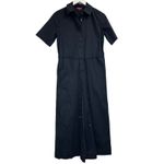 STAUD  Ludo Wide‎ Leg Jumpsuit Black Cotton Spandex Utility Size Large Photo 2