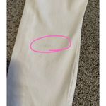 Loft NWT White Skinny Crop Jeans with Ruched Hem Photo 2