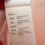 Cupshe  Red Ribbed Bralette Bikini Top Cut out Front Hook Closure Back Small NEW Photo 7