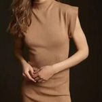 Anthropologie Womens Mock Neck Mini Sweater Dress Size Medium Photo 0