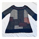 Free People β
Blue Patchwork Boho Sweater Tunic - Multicolored β
Photo 8