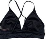 SheIn Black Bikini Top Triangle Unlined No Padding size Medium Photo 2